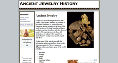 Desktop Screenshot of ancient-jewelry-history.com