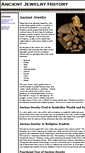 Mobile Screenshot of ancient-jewelry-history.com