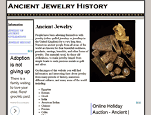 Tablet Screenshot of ancient-jewelry-history.com